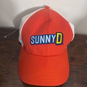 SunnyD Orange and White Cap